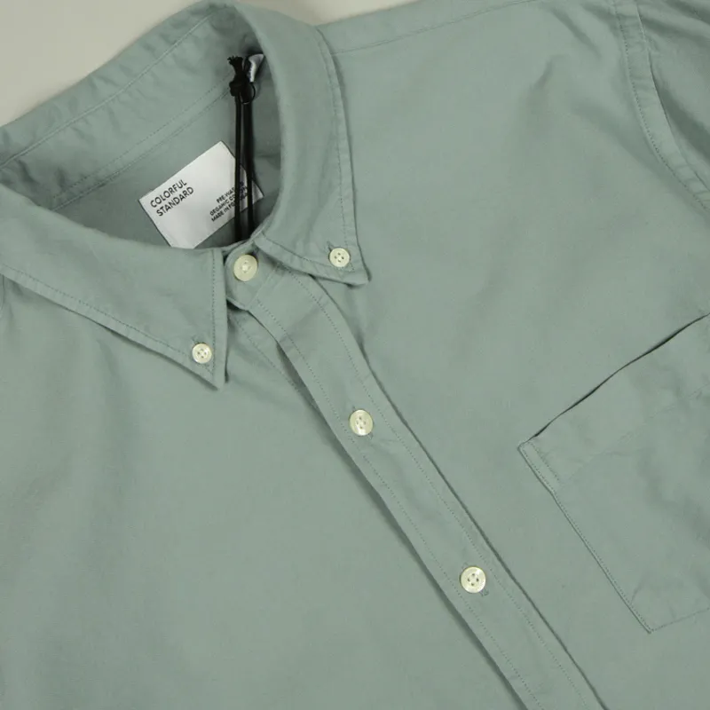 Colorful Standard Organic Button Down Shirt - Steel Blue-1